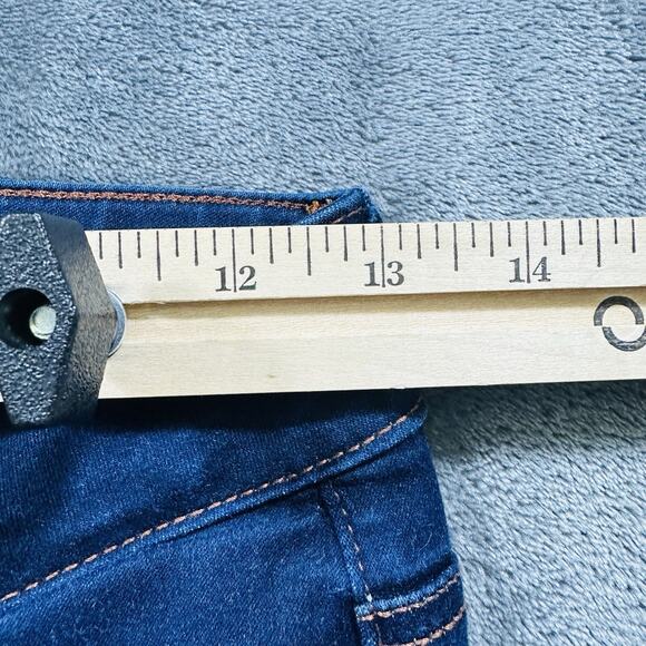 American Eagle Jegging Jeans Womens Sz.4 Blue‎ Denim Crop Super Super Stretch - Picture 9 of 12